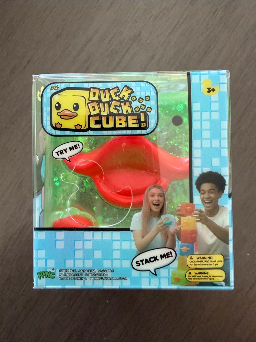 Duck Duck Cube Squishy Toy NEW